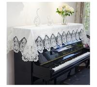 Piano Cover, Dustproof Piano Cover Washable Soft Bordered Decorated Piano Protective Cover D 58 * 150cm
