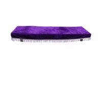 Piano Cover Electric Organ Piano Dust Cover With Tassels 61 Keys, Velvet Keyboard Instrument Protective Guard(PURPLE)