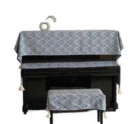 Piano Cover Full Upright, Upright Piano Half Cover 88 Keys Multicolor Multiple Sizes With Stool(Blue,Pnly Piano cover (90 * 200cm))