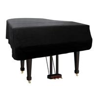 piano cover Leather Grand Piano Cover Grand Piano Protective Cover Double-Layer Dustproof Piano Cover Soft Lining Large Black Piano Cover