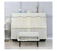Piano Cover Piano Cover 1piece Minimalist Embroidered Thickened Fabric Stool Washable Multi-color Dust(Color-08,Bench 36x56cm 1piece)