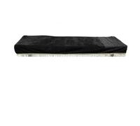 Piano Cover Piano Cover 61 Keys Pleuche Electric Organ Piano Top Dust Cover Velvet Protective Guard with Tassels(Black)