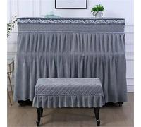 Piano Cover Piano Full Cover Fabric Towel Pianoforte Dust Cover Piano Cloth Half Covers(Color-08,38x58cm Chair)