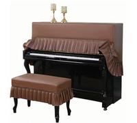 Piano Cover Set with Stool Cover - Dustproof, Waterproof, Scratch-Resistant, for Upright Pianos, Foldable Storage