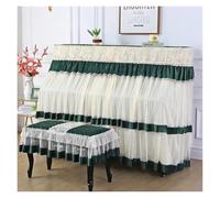 piano covers Full Pack Thickened Lace Piano Cover Minimalist And Practical Case Rural Dustproof Qin Drape(Color-04,58x38cm 1piece)