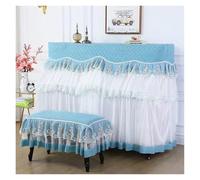 piano covers Full Pack Thickened Lace Piano Cover Minimalist And Practical Case Rural Dustproof Qin Drape(Color-09,78x38cm 1piece)