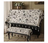 piano covers Simple Modern Embroidery Piano Cover Dust Cloth(Color1,Electric piano1)