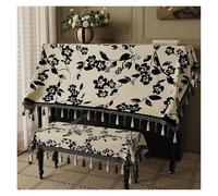 piano covers Simple Modern Embroidery Piano Cover Dust Cloth(Color3,Piano top cover)