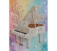 Piano DIY Pearl Painting Art Kits for Adults Home Wall Decor Pearl