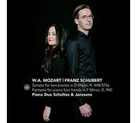 Piano Duo Scholtes & Janssens - Mozart: Sonata For Two Pianos In D Major, K. 448/375a; Schubert: Fantasie For Piano Four Hands In F Minor, D. 940