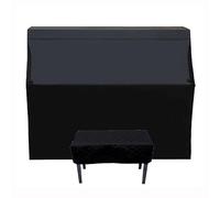 Piano Dust Cover,Leather Upright Piano Cover - High -end Piano Cover Waterproof Full cover,Piano Dustproof Decoration Cover + optional stool cover(B,155 * 35 * 125CM) ( Color : B , Size : 155*35*125CM