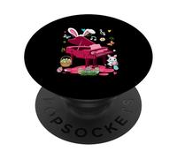 Piano Easter Pink Color Costume Instrumentalist Hunting Eggs PopSockets Adhesive PopGrip