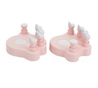 Piano Finger Trainers, Piano Finger Training Device Hand Corrector Strength Exerciser Anti Folding Button for Guitar (Pink