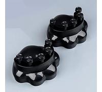Piano Finger Training Tool 1 Pair Finger Strengthener,Adjustable Button Spacing and Button Depth, Piano Hand Exerciser for Finger Training, Posture Correction (black)