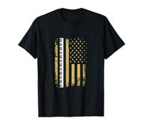 Piano Flag Teacher Music Instructor Pianist T-Shirt