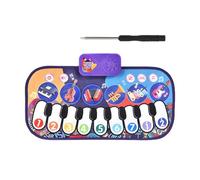 Piano Floor Mat, Piano Music Mat, Sensory Dance Keyboard Mat with Button - Educational Blanket Mat, Musical Instrument Cover for Boys and Girls
