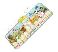 Piano Floor Mat - Upgraded Educational Toy 9 Animal Sound, Toddler Music Mat for Playtime Educational Development Sensory Play Home Nursery Kids 1 Year Old+