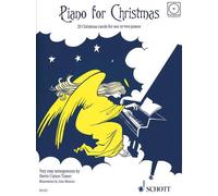 Piano for Christmas: 20 Christmas Carols for 1 or 2 Pianos (English) Hardcover B