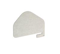 Piano Forte acoustic slide-on screen - silver grey