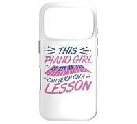 Piano Girl Can Teach You A Lesson - Funny Female Pianist Case for iPhone 17 Pro