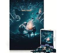 Piano in Space Jigsaw Puzzles 1000 Pieces for Adults Logic Sense Toy Leisure Time Smooth Edge Seasonal Gift (50x75cm)