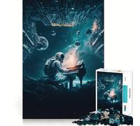 Piano in Space Jigsaw Puzzles 1000 Pieces for Adults Logic Sense Toy Leisure Time Smooth Edge Seasonal Gift (50x75cm)