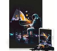 Piano in Space Jigsaw Puzzles 1000 Pieces for Adults Logic Sense Toy Leisure Time Smooth Edge Seasonal Gift (38x26cm)