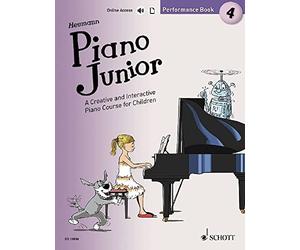 Piano Junior: Performance Book 4 Vol. 4: Book/Online Audio