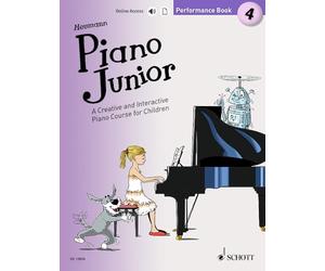 Piano Junior: Performance Book 4 Vol. 4: Book/Online Audio