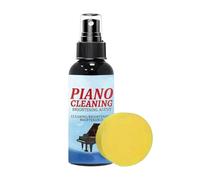 Piano Key Cleaner - 100ml Liquid Polish Spray, Gentle Keyboard Care Solution | Fingerprint Dust Remover for Musical Instrument Stage Performance Classroom Studio Concert Gathering Music Festival Home