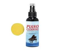 Piano Key Cleaner, Piano Key Polishing Cleaning Spray, 100ml Gentle Liquid Mist Removes Fingerprints for Gathering Classroom Stage Music Festival