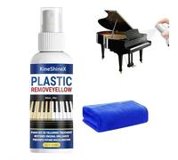 Piano Key Cleaner Spray,PianoCleaner Polish and Protect Spray with Microfiber Cleaning Cloth,High Polish Piano Care KeyCleaner,100ml Musical Instrument StainRemoval Mist for Most PianoSurfaces,Violin