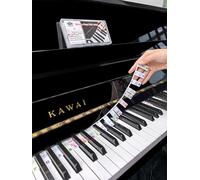Piano Key Labels, Piano Note Stickers Removable for 88-Key Standard Full-size Keyboard Reusable Silicone Strips Multi-Color Large Bold Letter for Beginners Kids (Colourful)