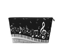 Piano Key Notes, Toiletry Pouch Makeup Bag Cosmetic Bag Portable Travel Toiletry Bag
