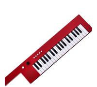 Piano Keyboard 37 Keys Electronic Keyboard Portable Musical Piano With Microphone And Power Connector(Red)