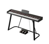 Piano Keyboard 88 Keys Beginner Digital Piano Velocity-Sensitive Keys Portable Electric Piano With Stand, Triple Pedal, Carrying Bag And Music Sheet(Black)