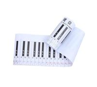 Piano Keyboard 88 Keys Practice Chart PVC Paper Aid for Beginners White Hand-Rolled Note Guide with Reasonable Key Spacing for Piano Practice and Teaching