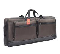 piano keyboard case Thicker Nylon 61/76 Key Thickened Instrument Keyboard Electronic Piano Bag Cover Case(Brown-102 * 40.5 * 14.5cm)