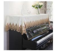 Piano Keyboard Cover European-style Fabric Upright Piano Half or Full Cover Keyboard Cover Top Lace Fabric Dust Proof Covers F 58 * 118cm