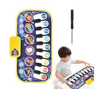 Piano Keyboard Cover | Interactive Cartoon Game Dance Mat,Educational Cover Mat, Musical Instrument Cover for Boy And Girl