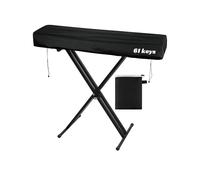 Piano Keyboard Dust Cover 61 Keys, Digital Electronic Piano Dual Drawstring Waterproof Keyboard Covers, Essential Accessories to Protect Your Music Piano
