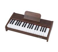 Piano Keyboard Electric Piano for Beginner Professionals, Piano Keyboard 37 2.2cm Key Walnut Grain Pattern Electric Keyboard for Beginners and Experienced Players MIDI Connection