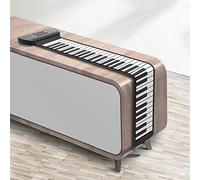 Piano Keyboard, Foldable Piano Soft Piano Silicone Keyboard 49 Key Portable Piano Silent Practice for Children and Adults (61 Keys)