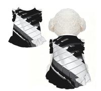 Piano Keyboard Keys L Pet Apparel for Small Dogs-Cute Summer Outfit for Puppy, Soft Breathable Pet Clothes for Cat