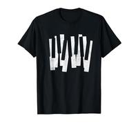 Piano Keyboard | Piano Player | Musician Pianist T-Shirt, Men, Black, 4X-Large
