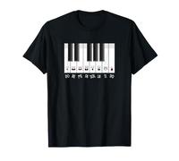 Piano Keyboard Solfeggio Sight Singing Do Re Mi FA Sol La Ti T-Shirt