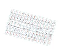 Piano Keyboard Sticker 88/61/54/49/37 Piano Sticker Clear Removable Keyboard Music Labels for Children