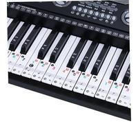 Piano Keyboard Stickers, 88/61/49/37 Transparent and Removable Piano Stickers, Eco-friendly PVC, Perfect for Beginners & Students or Kids for Beginners
