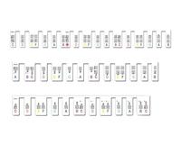 Piano Keyboard Stickers,Removable Note Labels,Washable Beginners Notes,88-Standard-Keys,Overlay Strips,Reusable Key Music Letter Label,Colorful Large Bold,for 88/61/54/49/37 Keys and Kids Learning