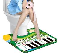 Piano Keyboard Toilet Mat | Creative Bathroom Rug with Sound - Interactive Piano Sounding Carpet for Bathroom, Electronic Keyboard Potty Floor Mat